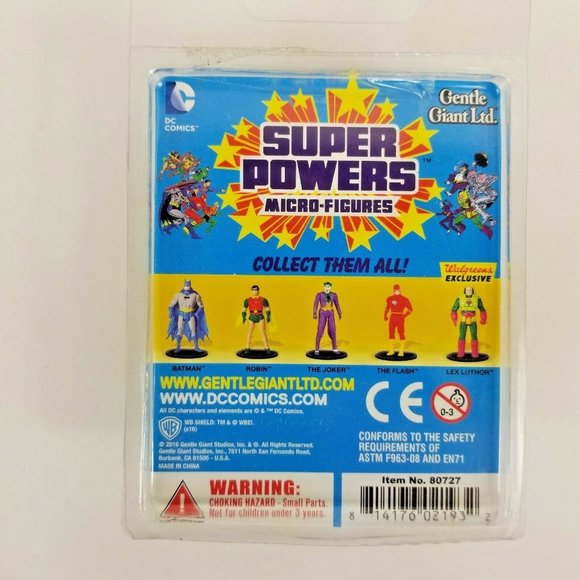 DC Comics The Flash Super Powers Micro Figures 2" Gentle Gaint Inc Figurine New - Picture 4 of 12